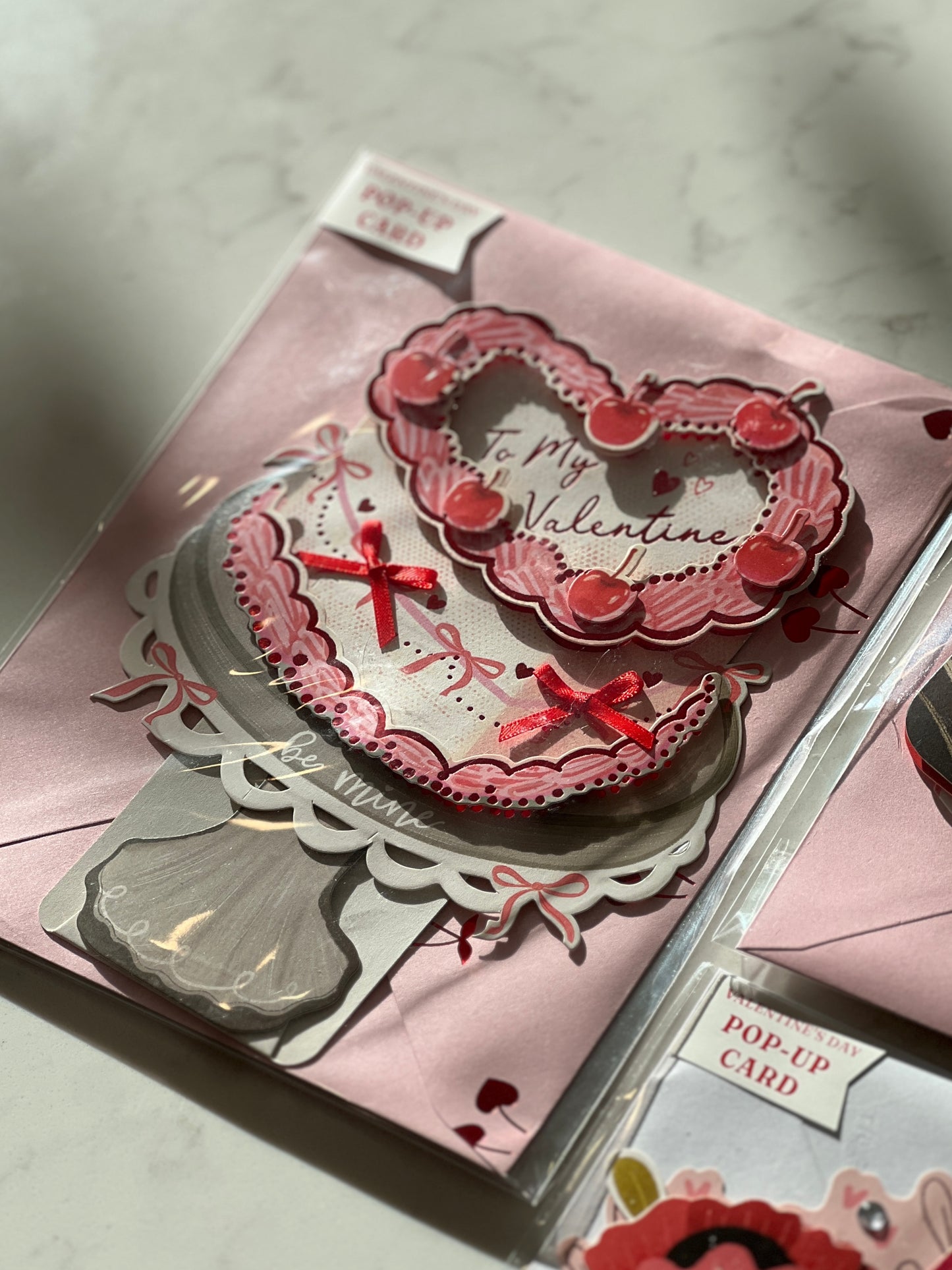 To My Valentine Vintage Pop-Up Card
