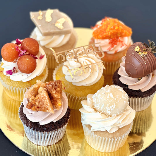 Mithai Stuffed Cupcake Platter