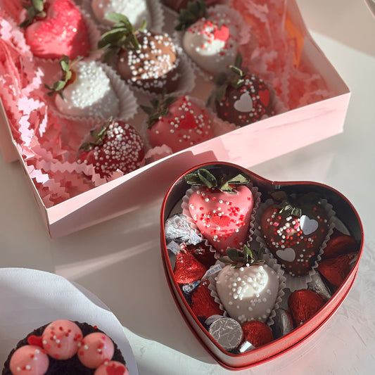 Belgian Chocolate Covered Strawberries (Trio)