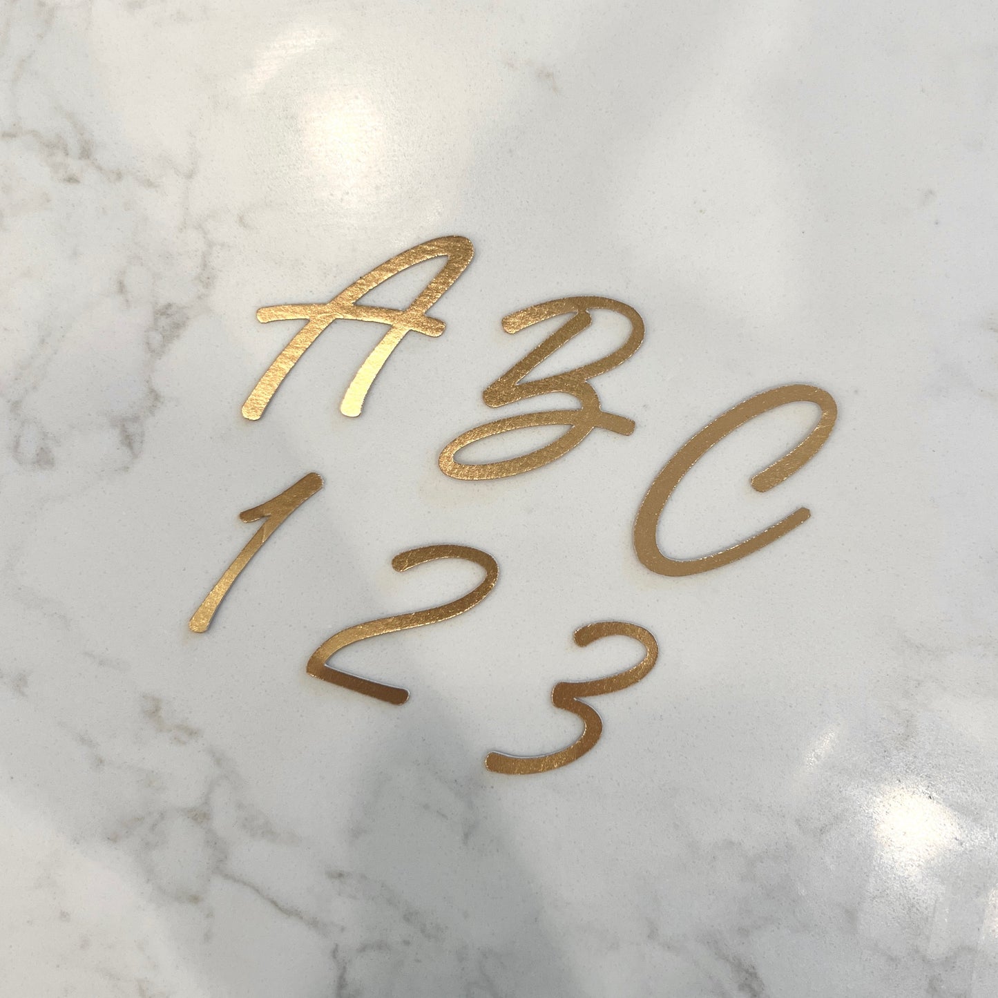 Monogram/Number Toppers