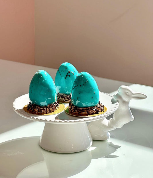 Speckled Robin Egg French Entremet