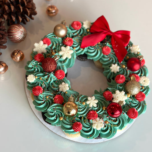 Mini Cupcake Wreath